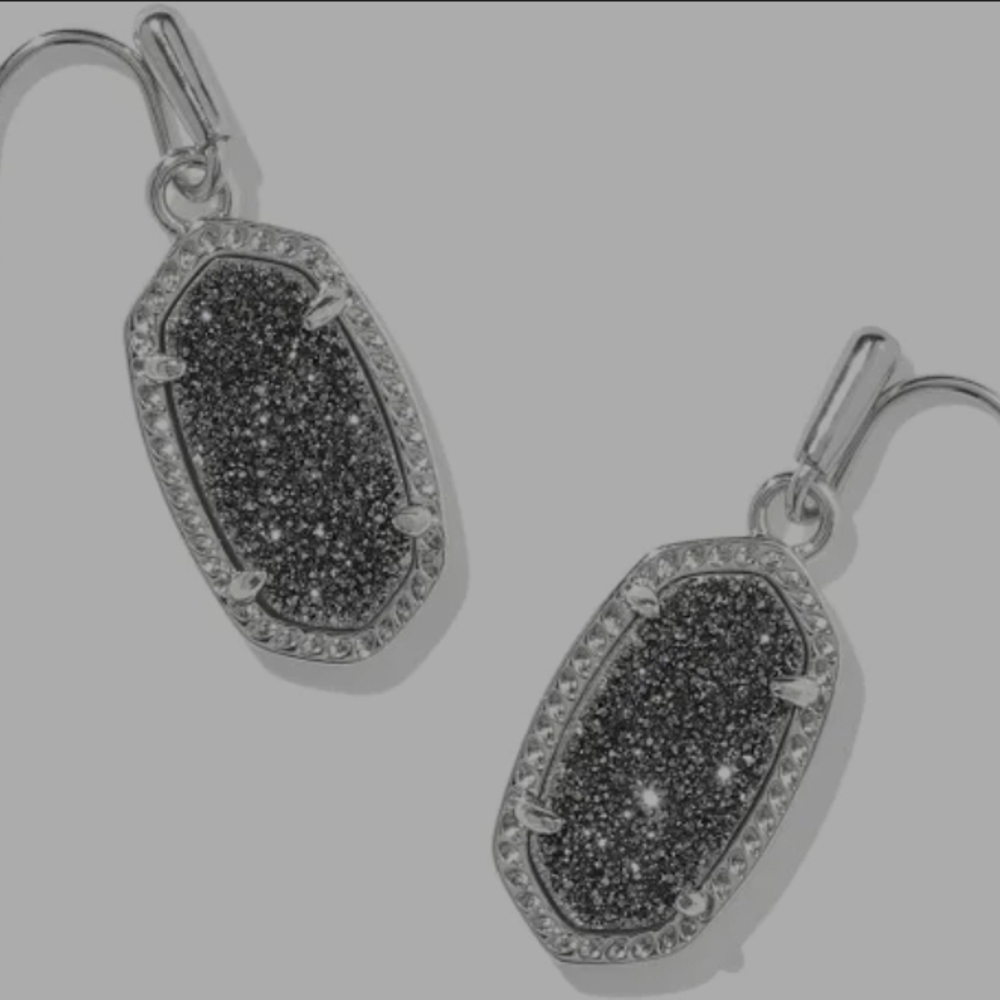 Kendra Scott rhodium earrings
